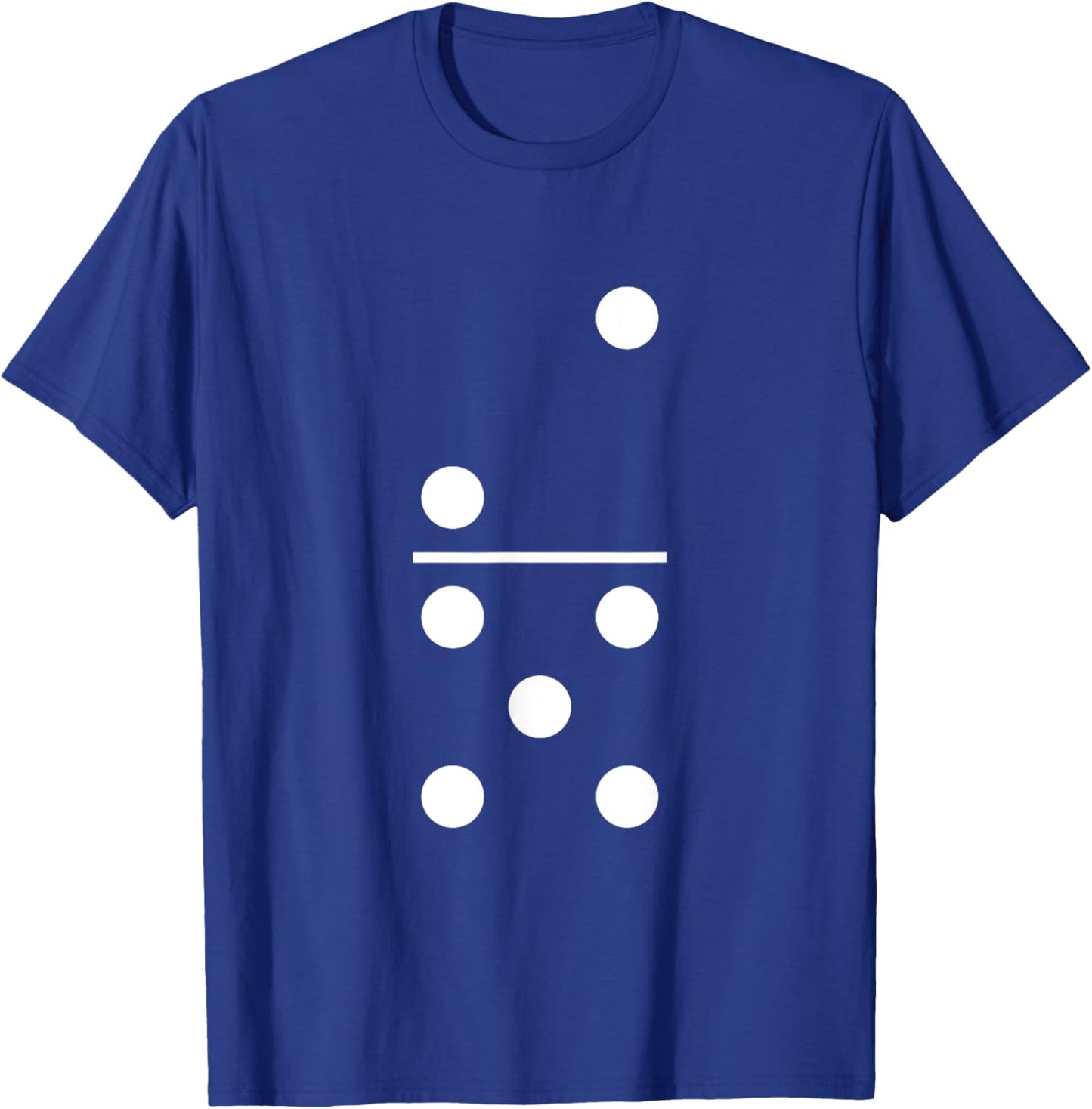Two Five Domino 2 and 5 White Dots 2-5 Weekend Games 2/5 T-Shirt - T-Shirt | Royal
