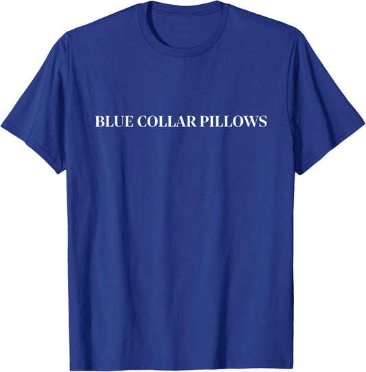 Blue Collar Pillows, Trendy Funny Wife Fall T-Shirt - T-Shirt | Royal