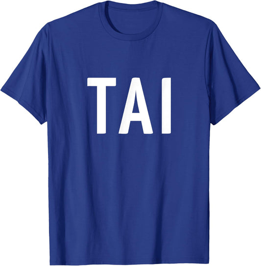 TAI - Taiwan Two Part Combo Design - Taiwanese Flag Part 1 T-Shirt - T-Shirt | Royal