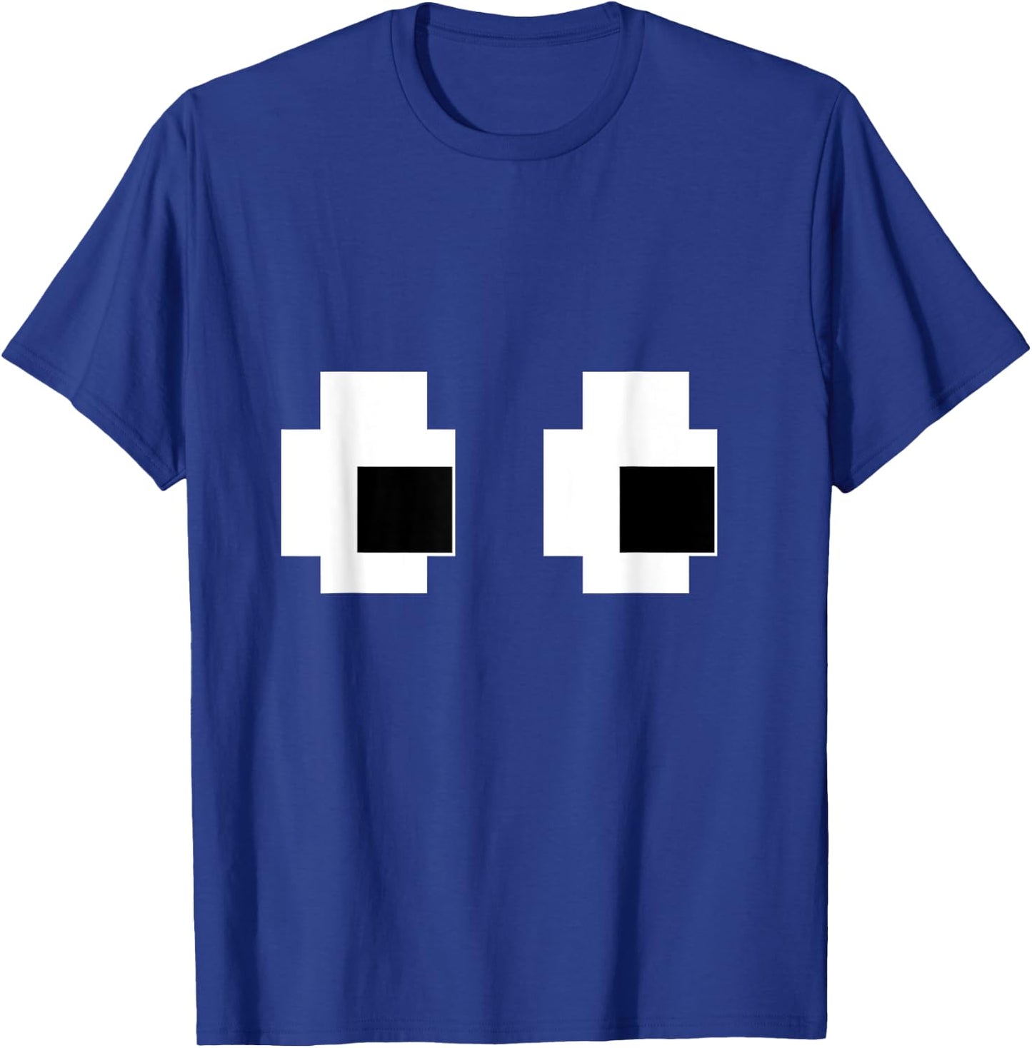 Retro Arcade Game Ghost Eyes 80s Halloween Group Costume T-Shirt - T-Shirt | Royal