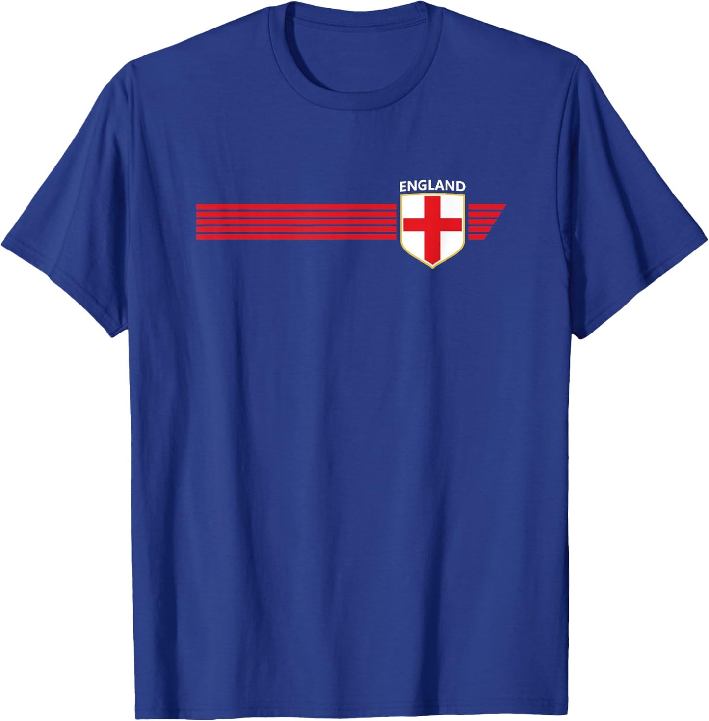 Vintage England Flag Shirt English Crest Great Britain UK T-Shirt - T-Shirt | Royal