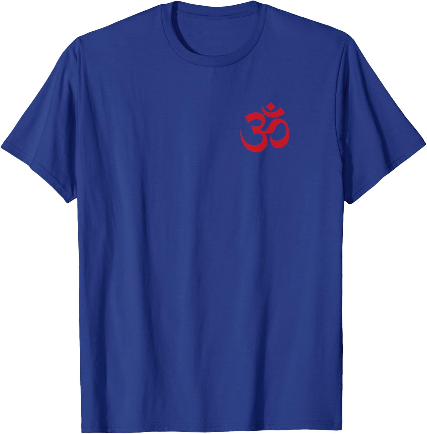 Ohm / Om Symbol Yoga and Meditation Design T-Shirt - T-Shirt | Royal