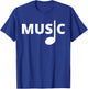 Music T-Shirt - T-Shirt | Royal