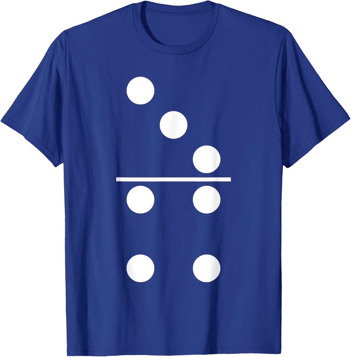 Domino Game 3 4 Matching Halloween Group Costume T-Shirt - T-Shirt | Royal