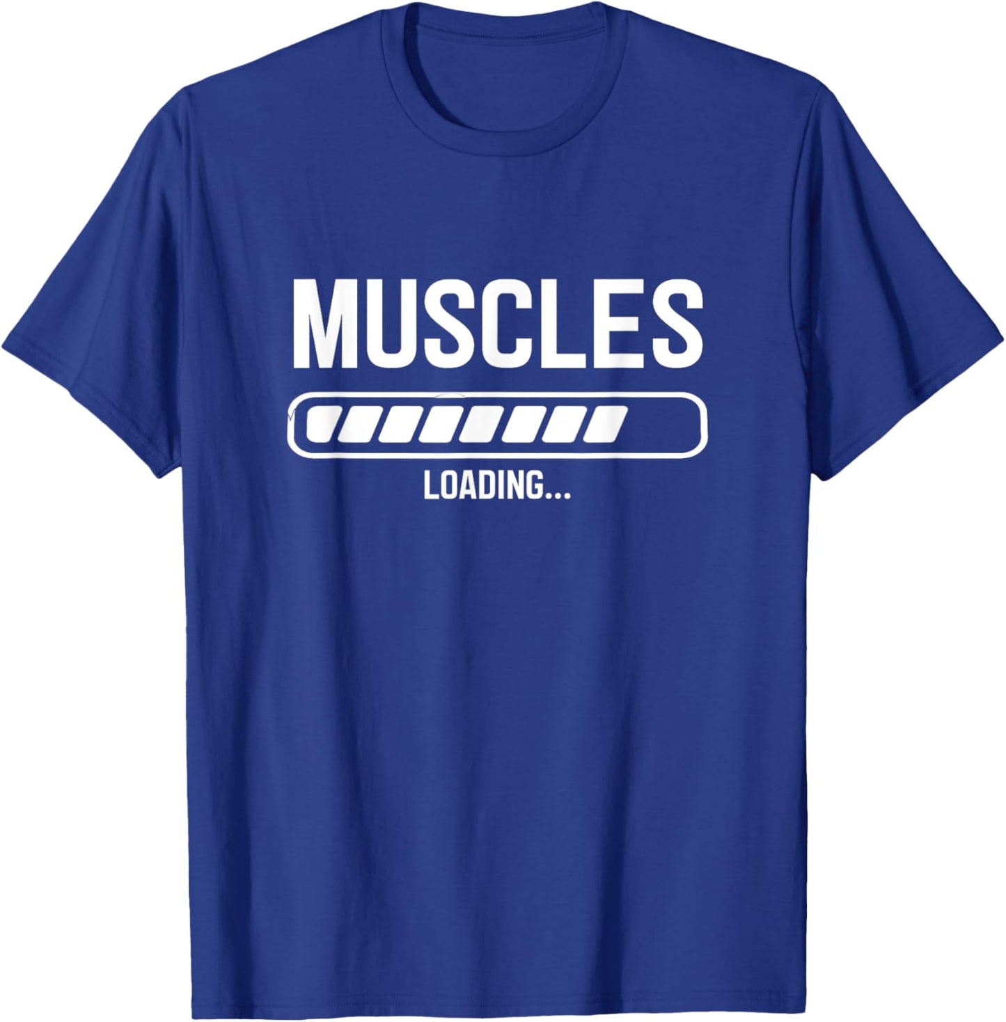 Muscles Loading Installing Muscles Funny Workout T-Shirt - T-Shirt | Royal