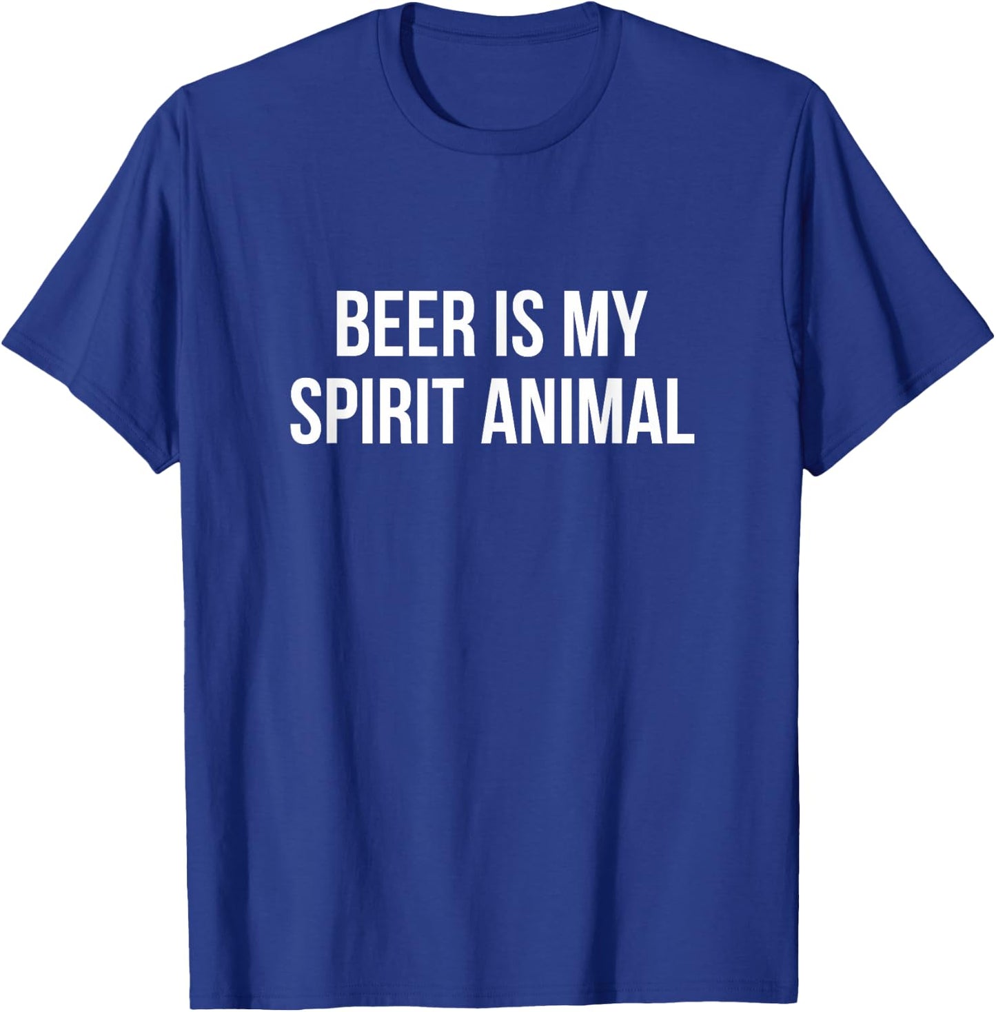 Beer Is My Spirit Animal T-Shirt - T-Shirt | Royal