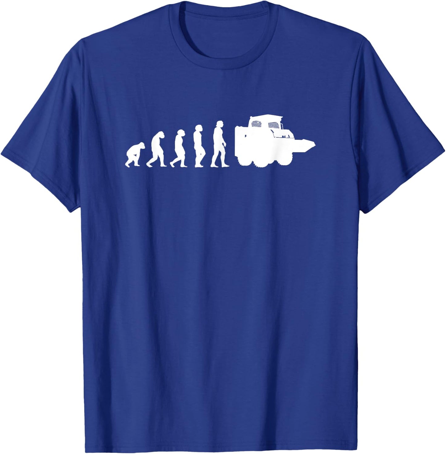 Skid Steer Loader Evolution Skid Steer Operator T-Shirt - T-Shirt | Royal