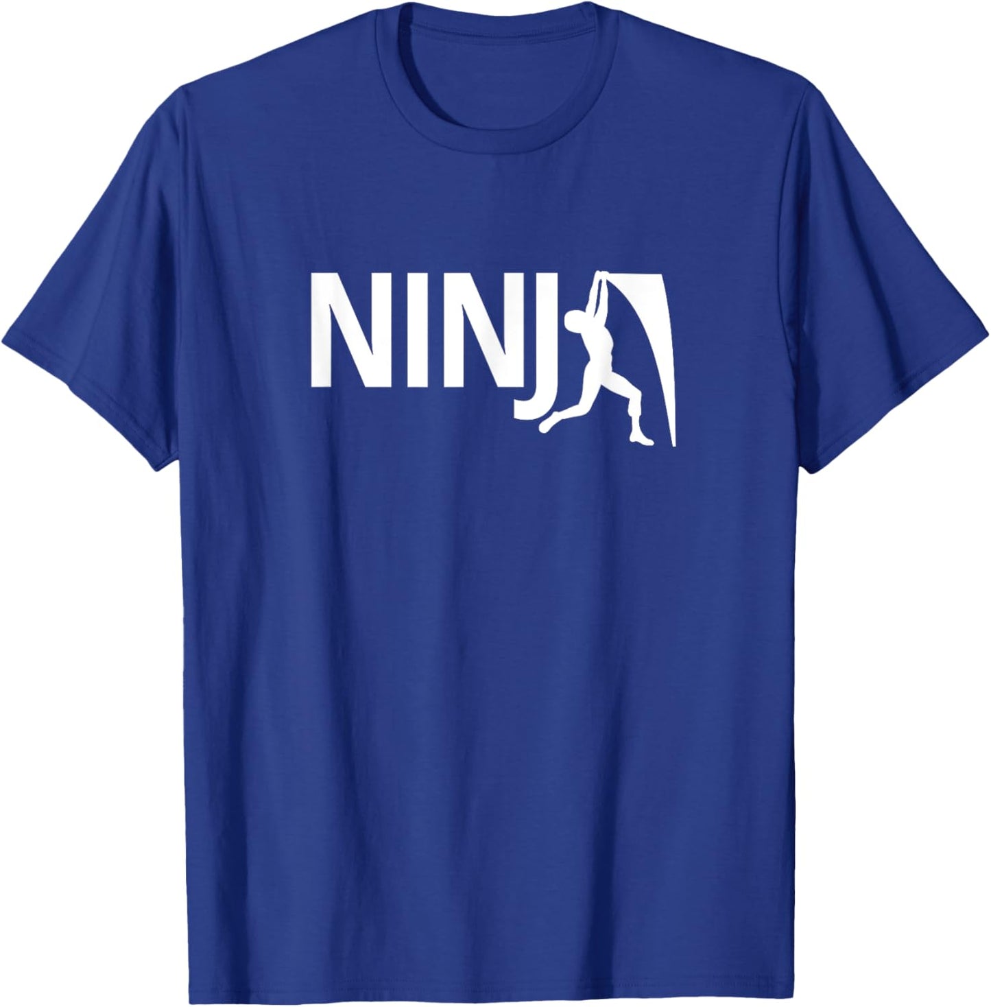 Ninja Warrior Ninja Training Shirt Warped Wall Ninja T-Shirt - T-Shirt | Royal