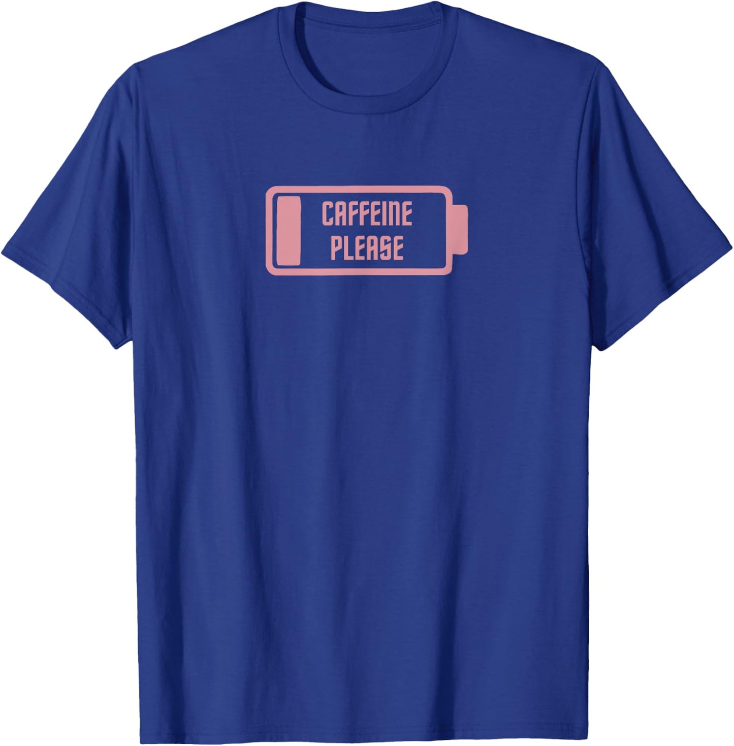 Gym Pump Cover Caffeine Please Pink Coffee and PreWorkout T-Shirt - T-Shirt | Royal