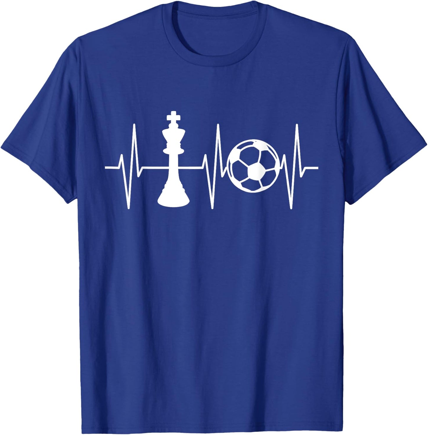 Funny Chess Shirt Soccer Player Chess Player Chess Lover T-Shirt - T-Shirt | Royal