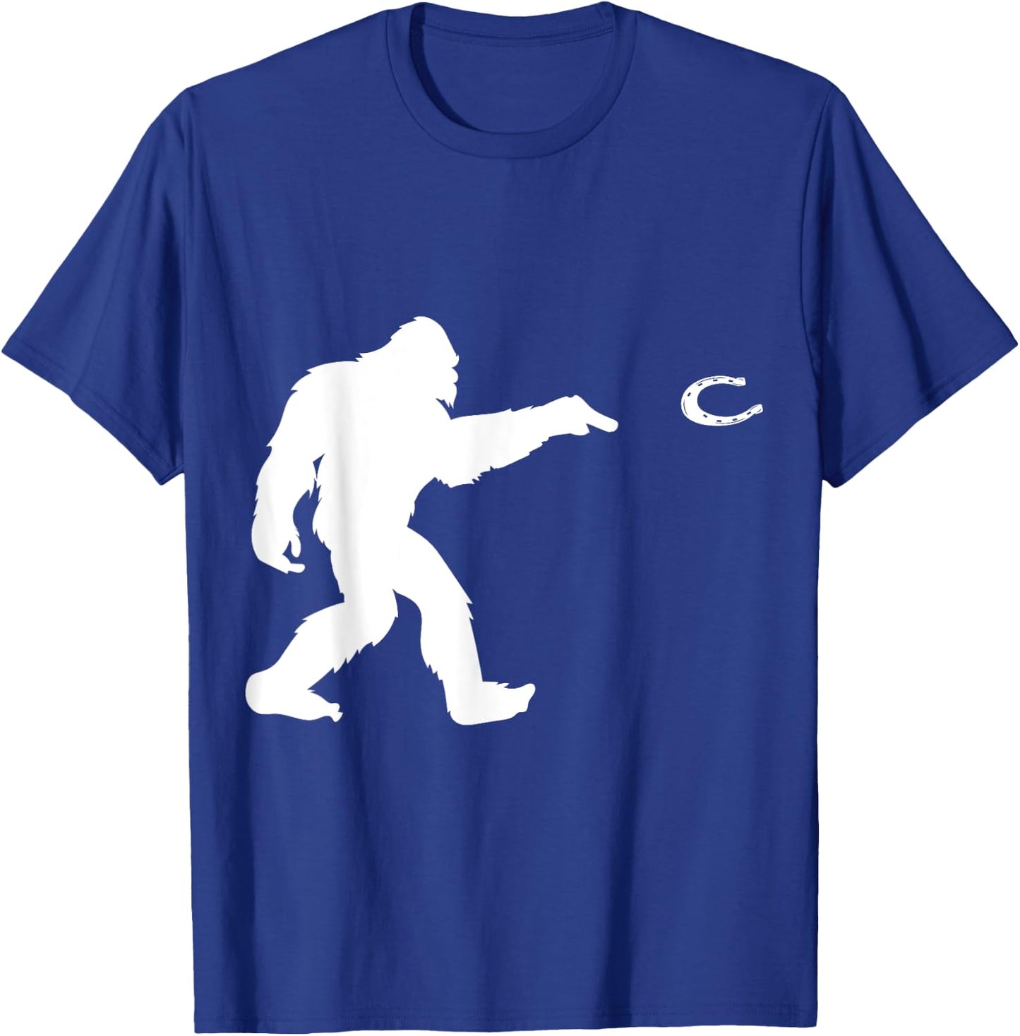 Horseshoe Pitching T-Shirt - T-Shirt | Royal