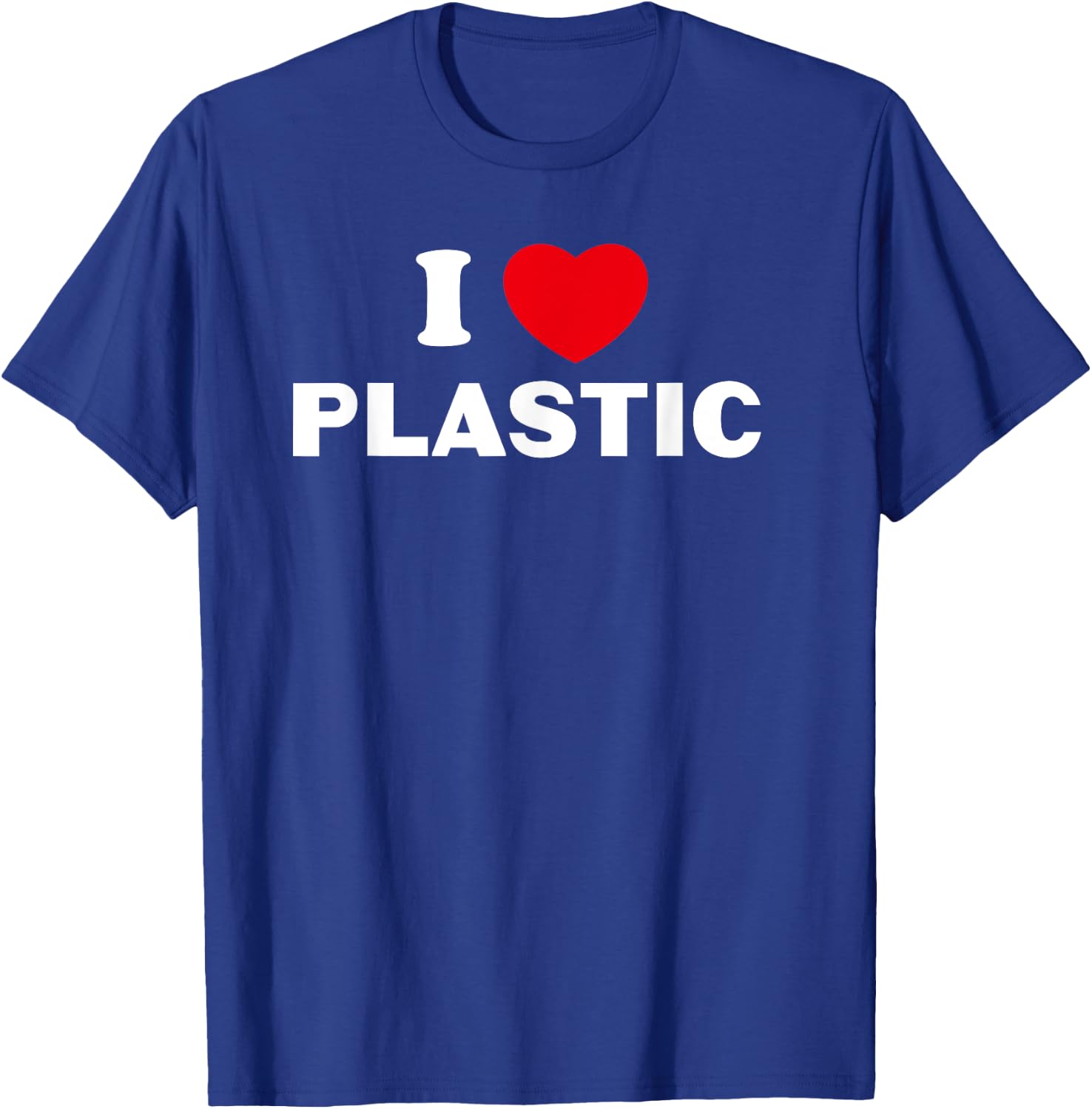 I love heart - plastic T-Shirt - T-Shirt | Royal