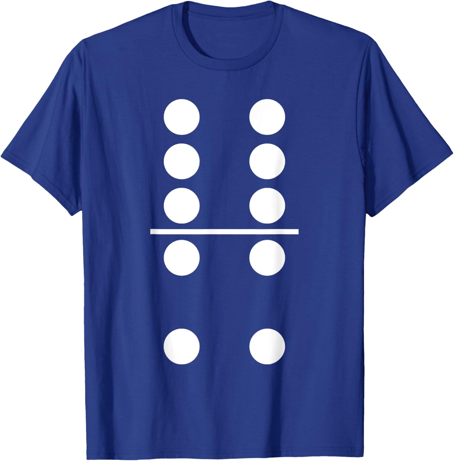 Domino Game 6 4 Matching Halloween Group Costume T-Shirt - T-Shirt | Royal