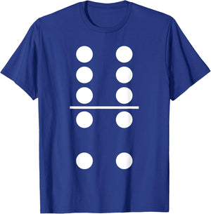 Domino Game 6 4 Matching Halloween Group Costume T-Shirt - T-Shirt | Royal