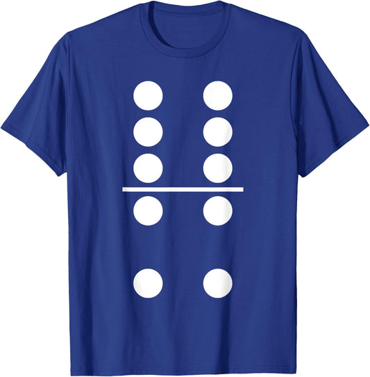 Domino Game 6 4 Matching Halloween Group Costume T-Shirt - T-Shirt | Royal