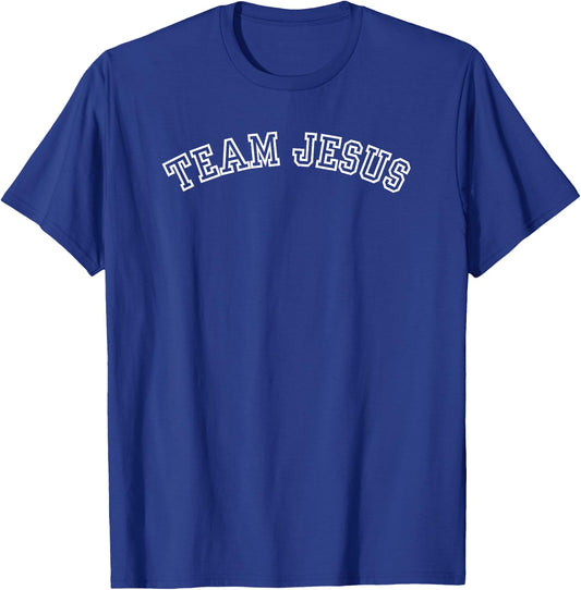 Team Jesus Bible Fun Religious Christian T-Shirt - T-Shirt | Royal