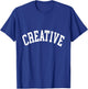 Creative Varsity T-Shirt - T-Shirt | Royal