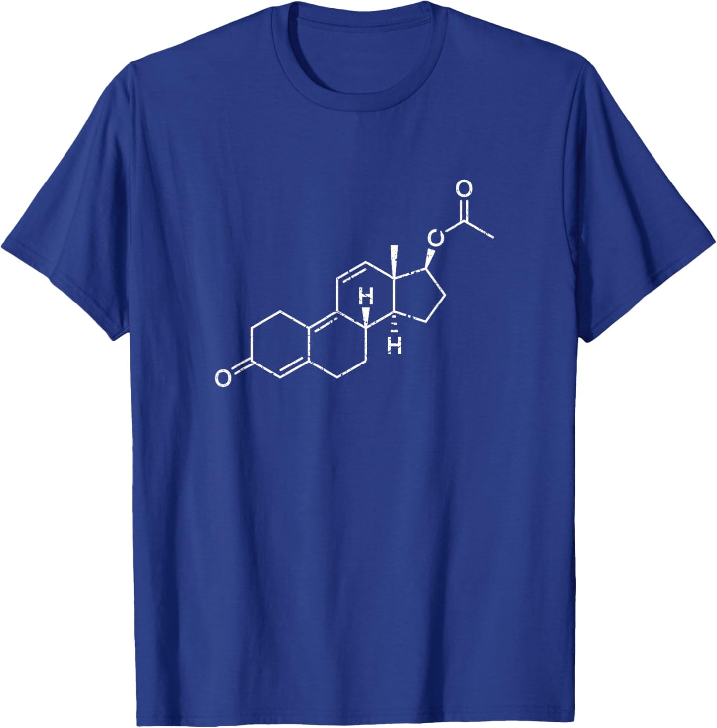 Trenbolone Steroid Molecule, Bodybuilding Tren Training T-Shirt - T-Shirt | Royal