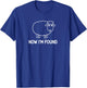 Sheep, Now I'm Found, Faith, Christian, Life Quotes T-Shirt - T-Shirt | Royal