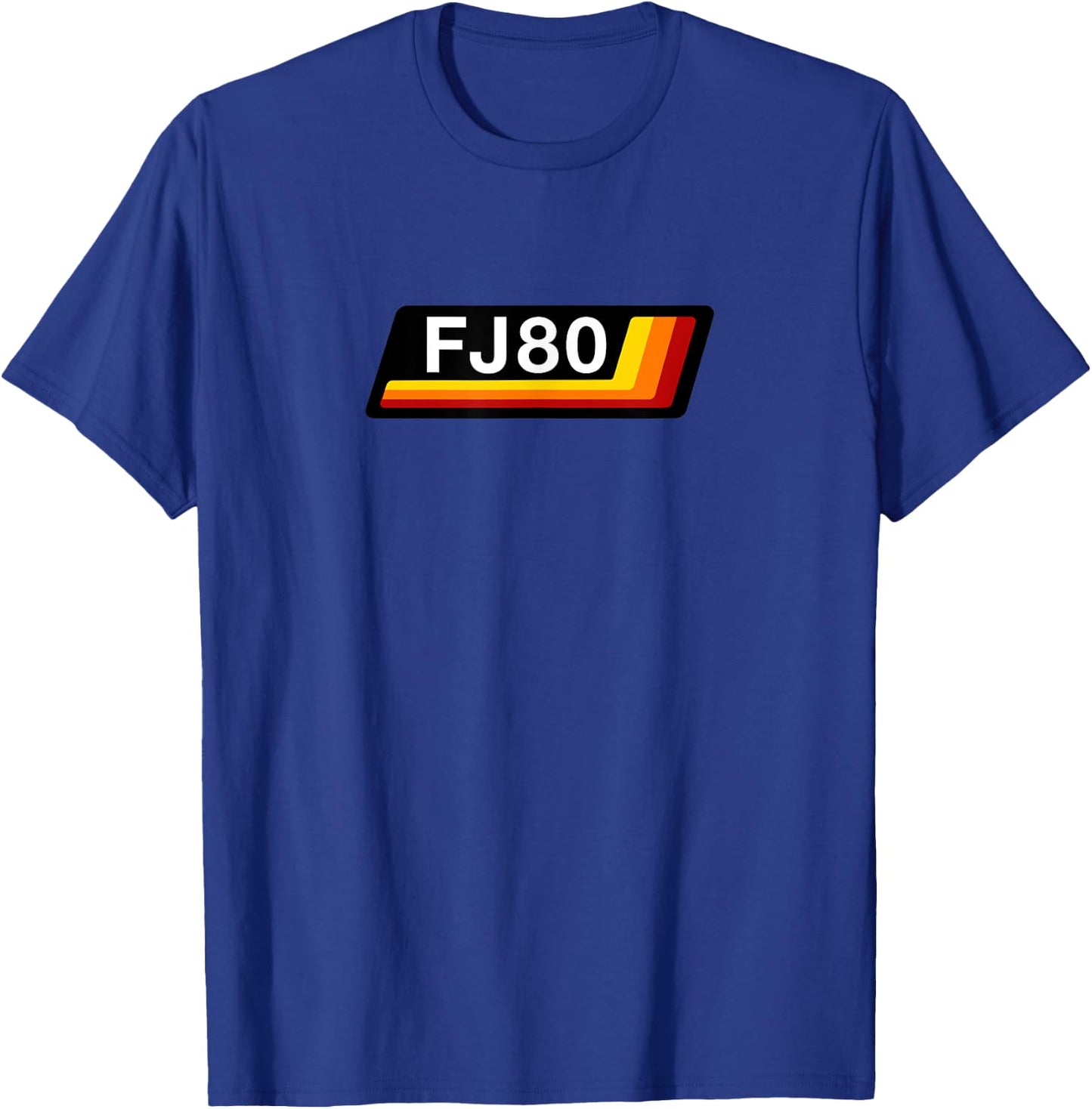 FJ80 Underline Racing 3 Stripes FJ80 FZJ80 HDJ80 HDJ81 T-Shirt - T-Shirt | Royal