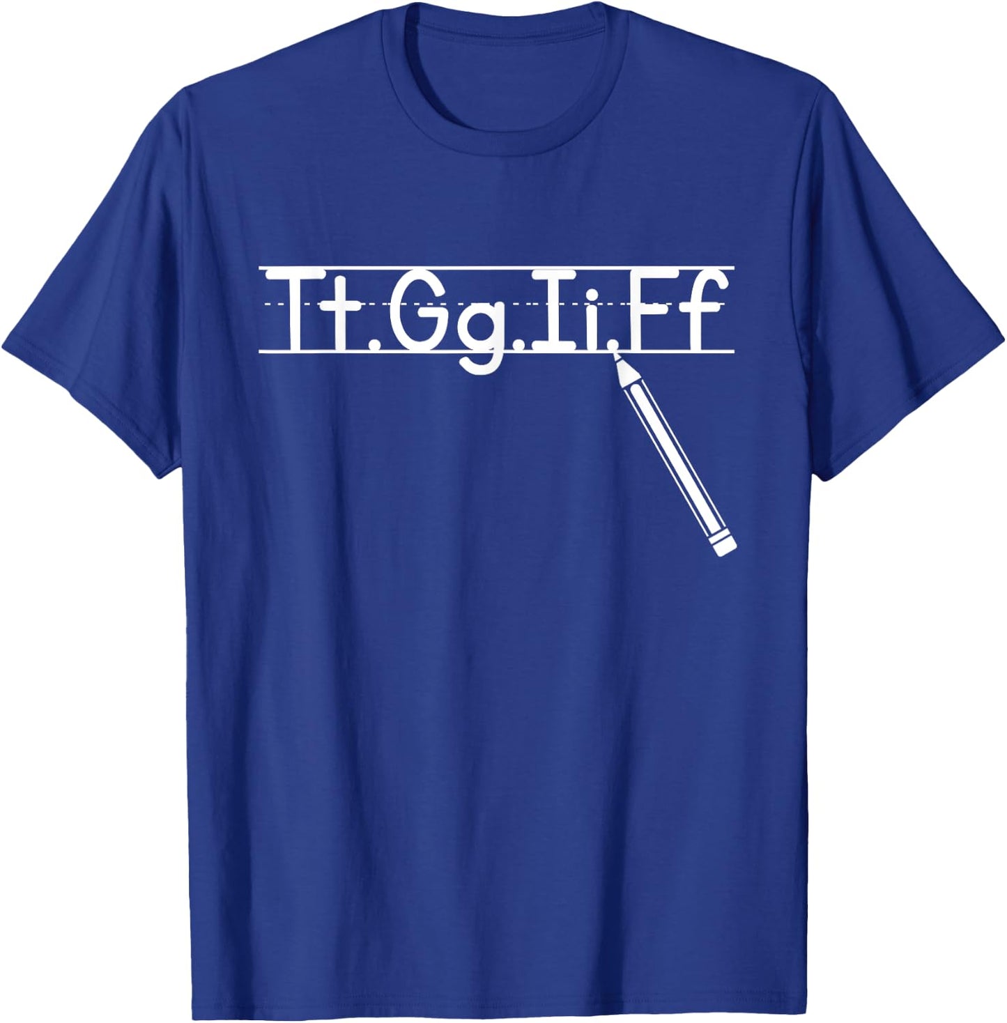 T G I F Thank Godness Its Friday Teacher Appreciation Christ T-Shirt - T-Shirt | Royal