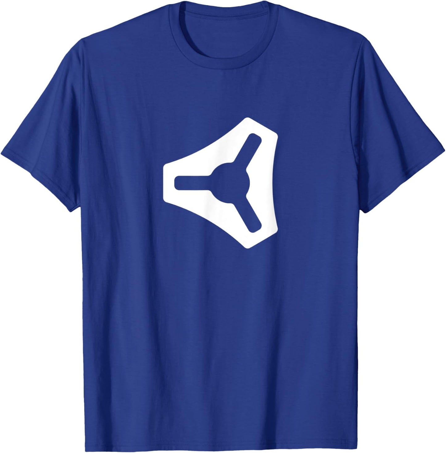 120 Logo V1 Engineering White T-Shirt - T-Shirt | Royal