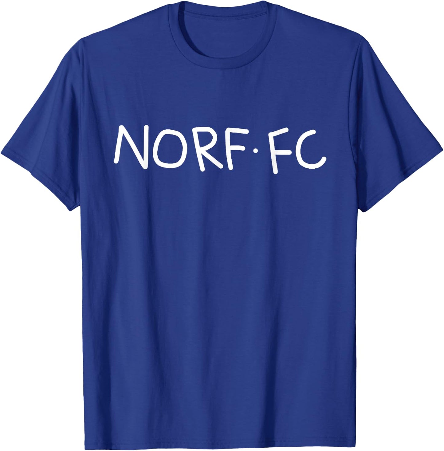 Norf FC, Funny British Football Soccer Meme T-Shirt - T-Shirt | Royal
