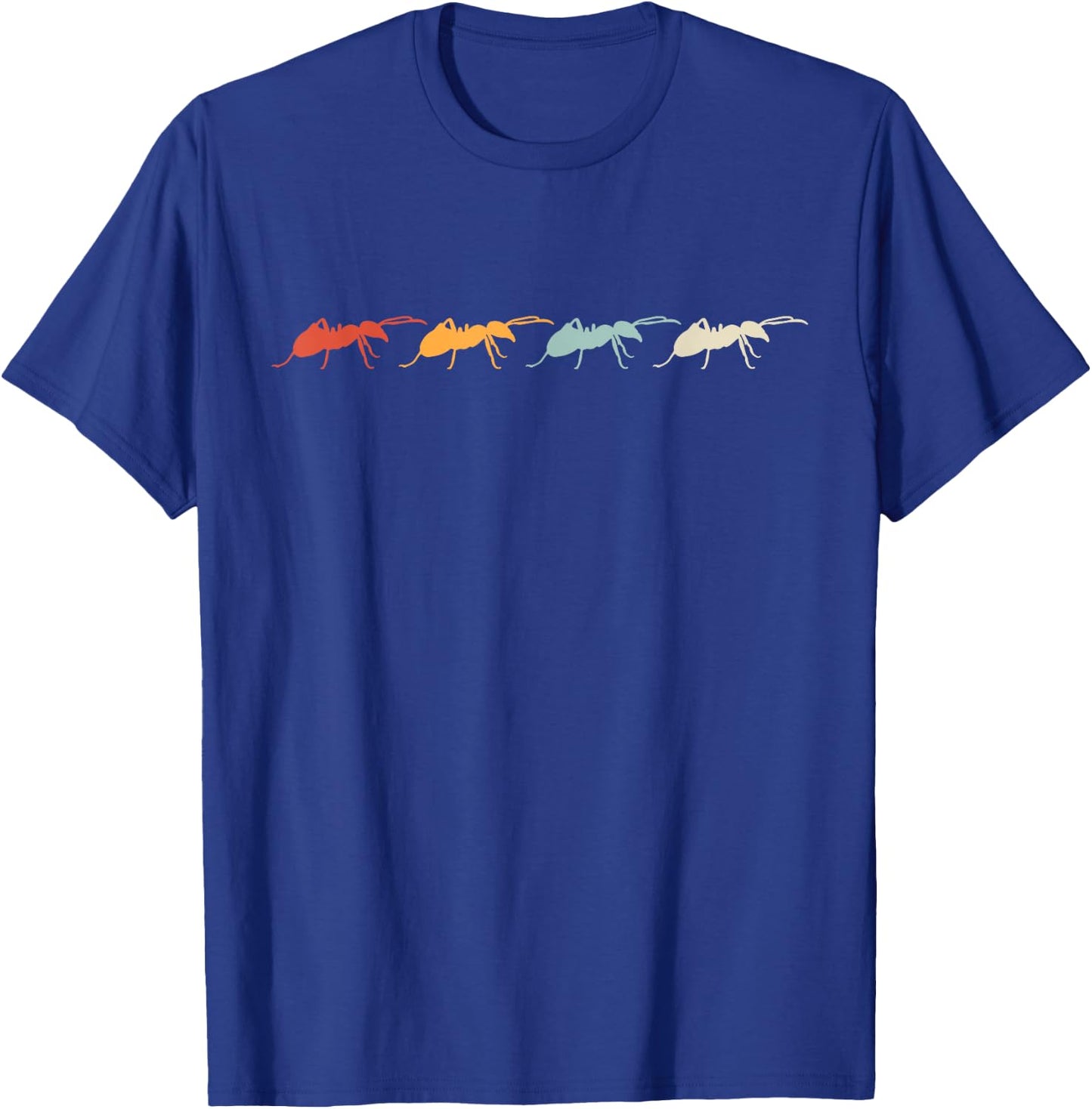 Ant Walk retro men vintage women Ants Insects Ant keeping T-Shirt - T-Shirt | Royal