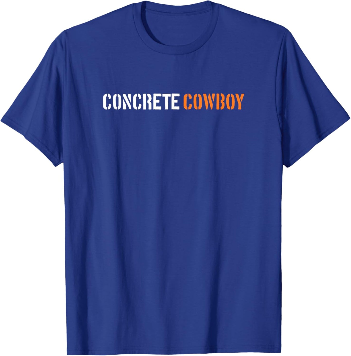 For Cowboys at Heart | Concrete Cowboy T-Shirt - T-Shirt | Royal