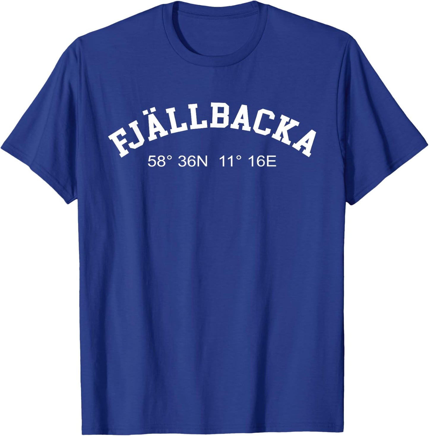 Fjällbacka Sweden Marina Coordinates GPS T-Shirt - T-Shirt | Royal