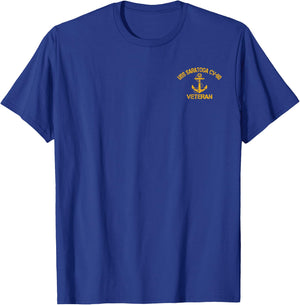 USS Saratoga CV-60 Aircraft Carrier Veteran Veterans Day Men T-Shirt - T-Shirt | Royal