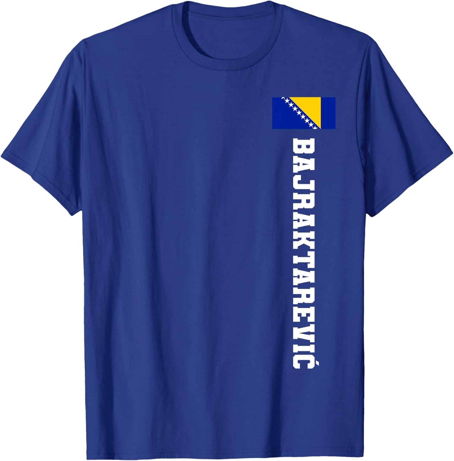 Bajraktarevic Bosnia Flag Last Name Coat Of Arm Emblem Crest T-Shirt - T-Shirt | Royal