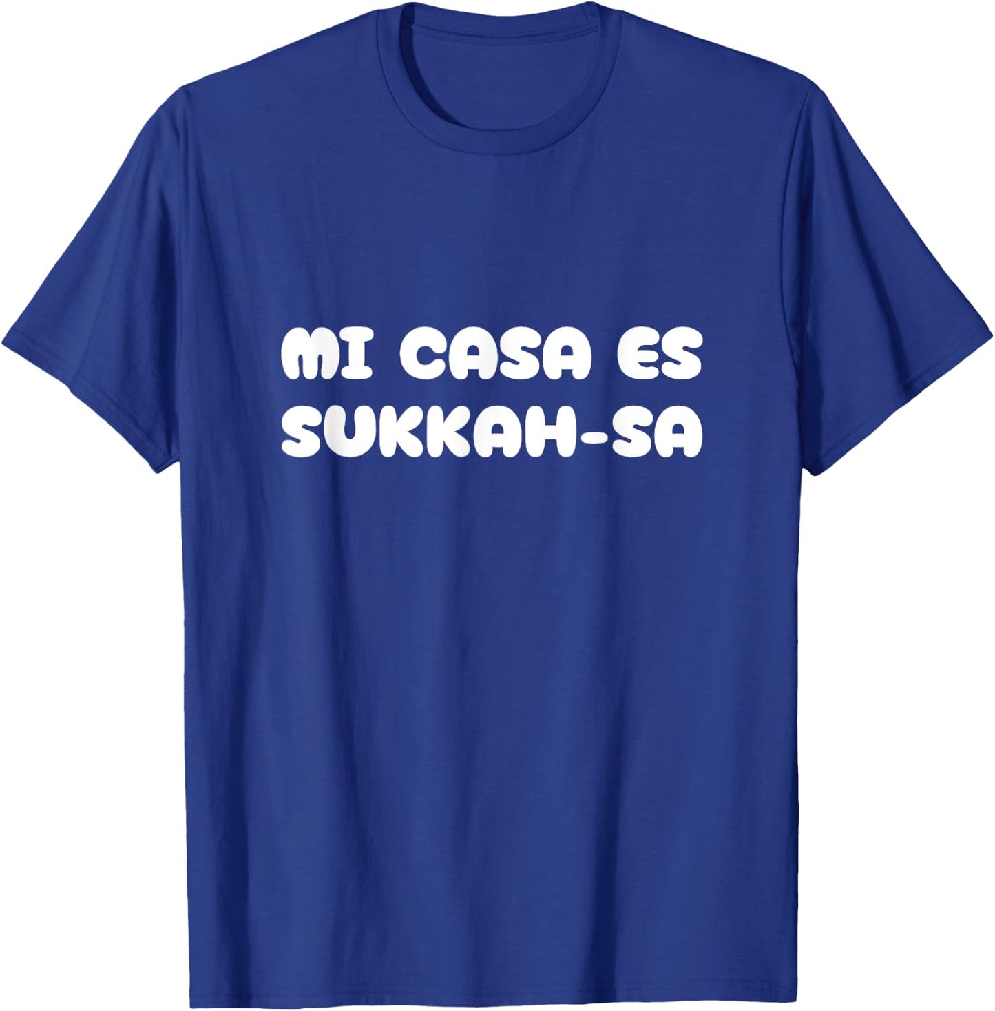 Mi Casa Es Sukkah-sa Jewish Sukkot Guests Lulav Etrog T-Shirt - T-Shirt | Royal