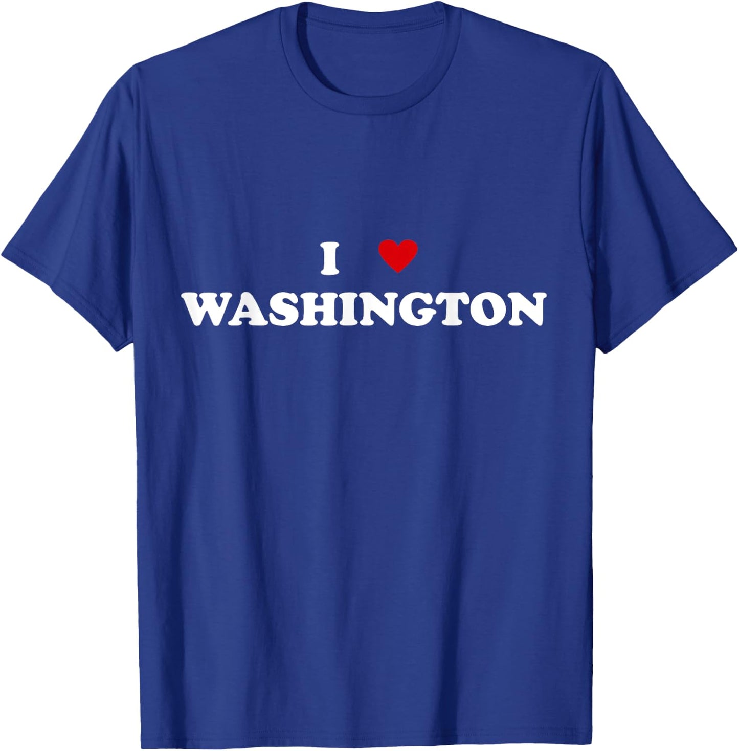 USA I Heart State - I Love Washington T-Shirt - T-Shirt | Royal