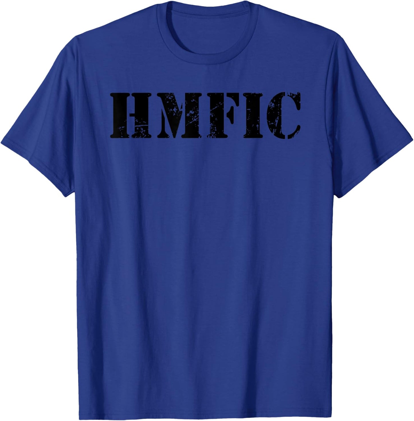 HMFIC - Head Motherfucker In Charge - Army Slang US Jargon T-Shirt - T-Shirt | Royal