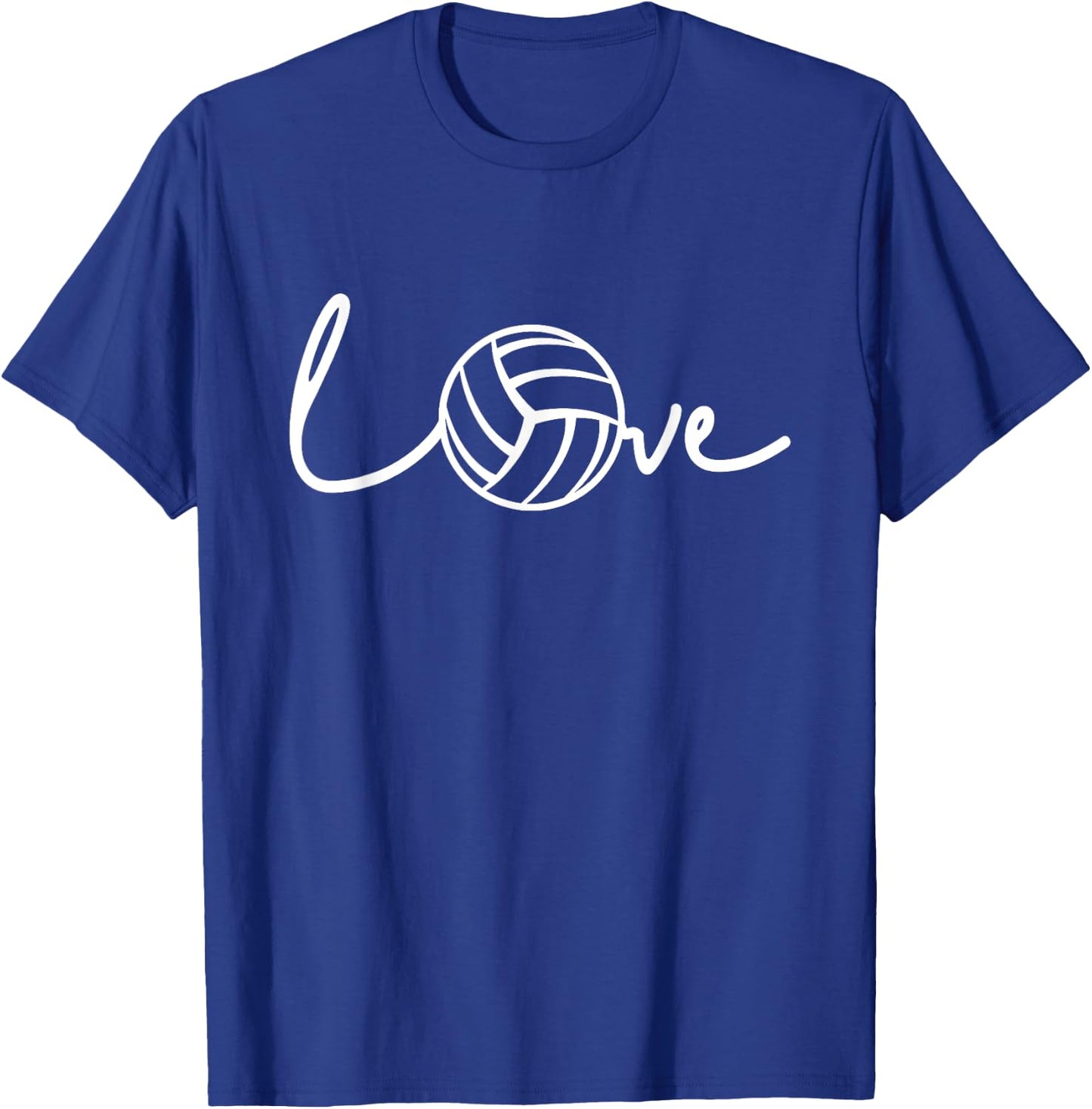 Love Volleyball Design For Players and Coaches on Gameday T-Shirt - T-Shirt | Royal