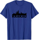 Krakau Krakow Poland City Skyline Silhouette Outline Sketch T-Shirt - T-Shirt | Royal