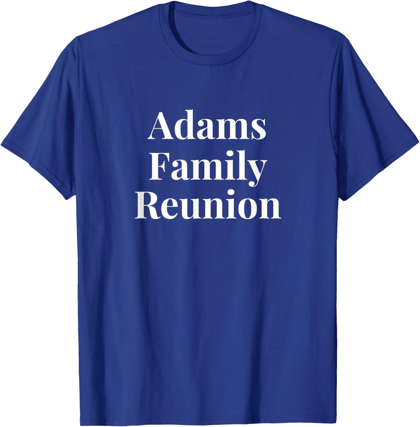 Fun Graphic- Adams Family Reunion T-Shirt - T-Shirt | Royal