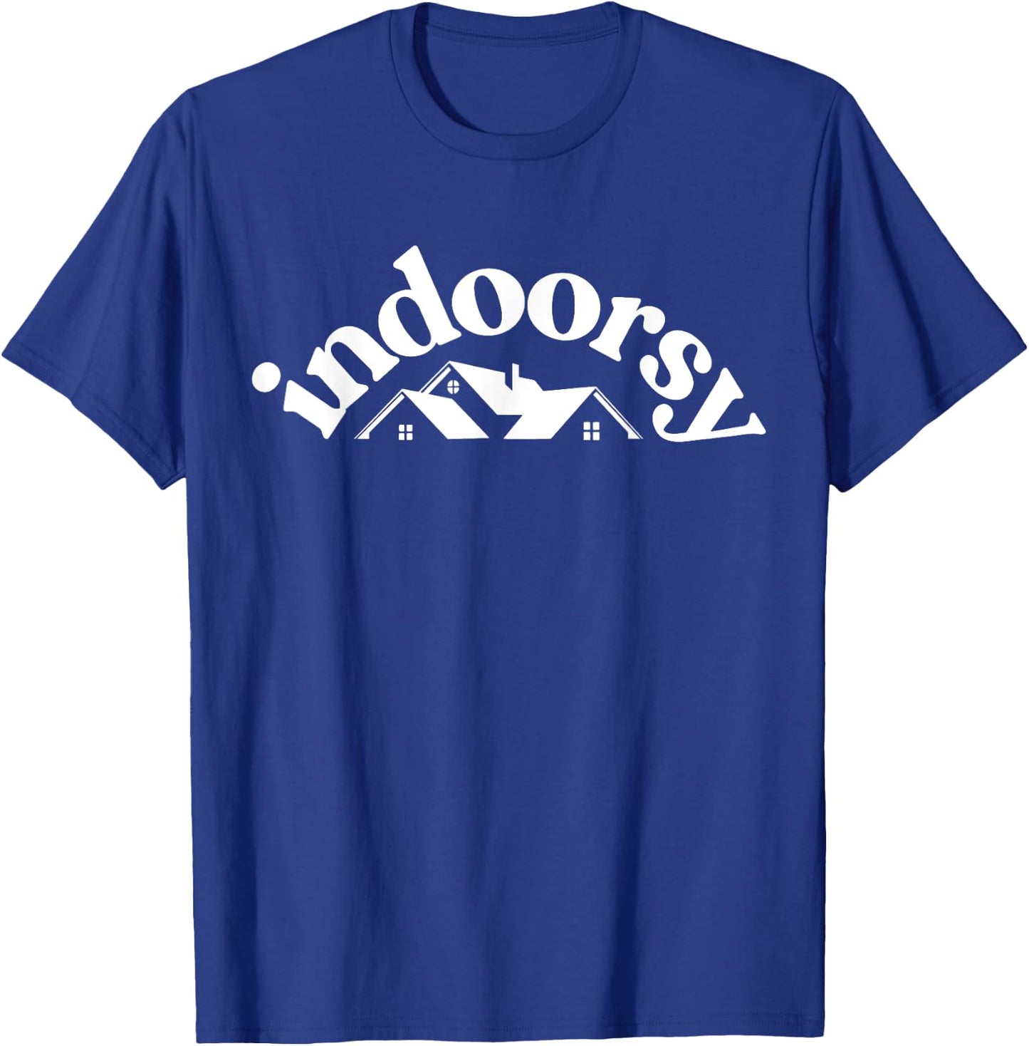 Indoorsy Funny Sarcastic Saying T-Shirt - T-Shirt | Royal
