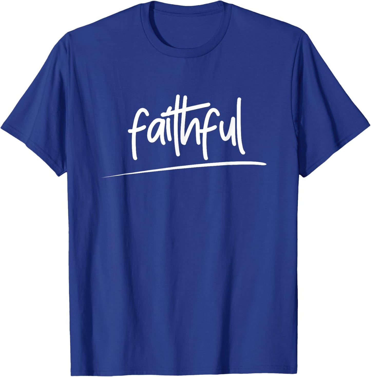 Jesus Religion - Men and Women - Faithful T-Shirt - T-Shirt | Royal