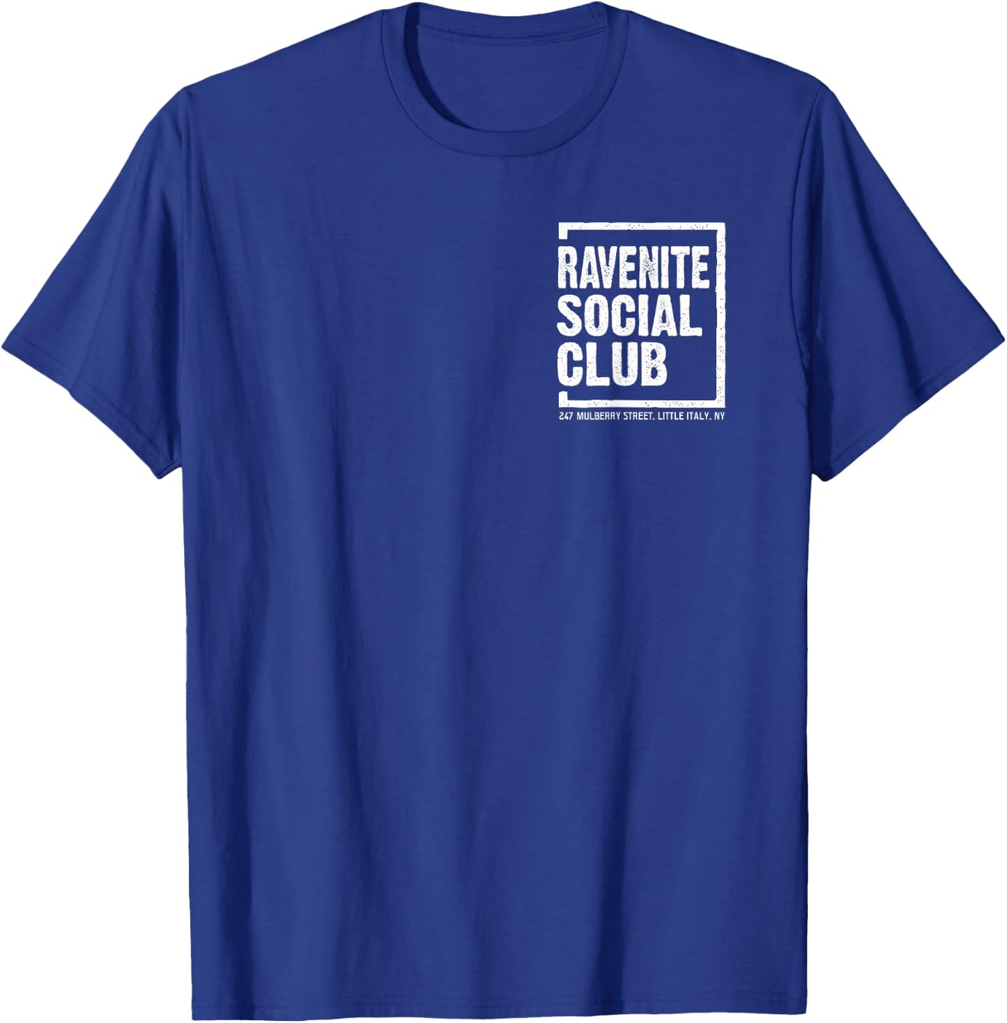 Ravenite Social Club (small design) T-Shirt - T-Shirt | Royal