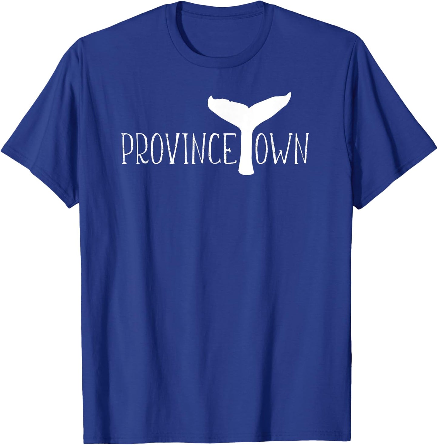 Provincetown Massachusetts Whale Tail Coastal Whale Watching T-Shirt - T-Shirt | Royal
