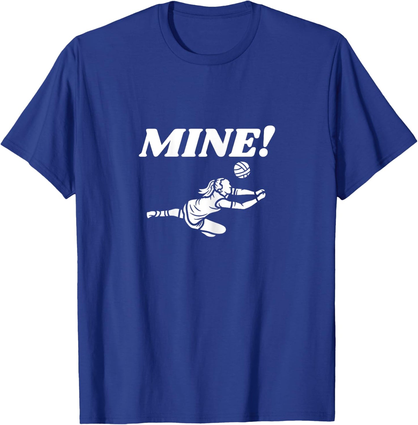 Volleyball Digging Divas Defensive Specialist Libero T-Shirt - T-Shirt | Royal