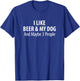 I Like Beer & My Dog And Maybe 3 People - Women T-Shirt - T-Shirt | Royal