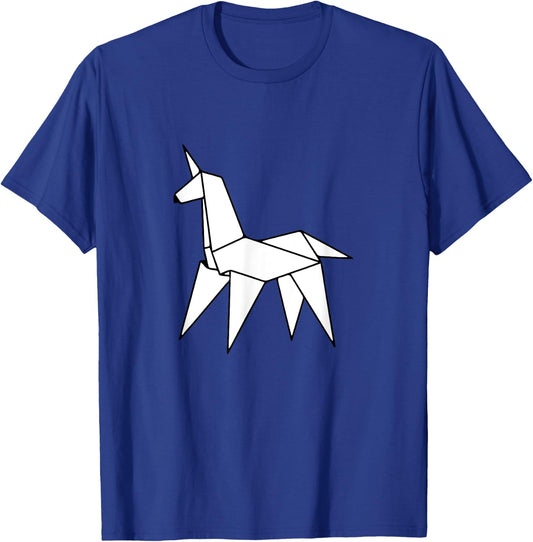 Origami Unicorn T-Shirt - T-Shirt | Royal