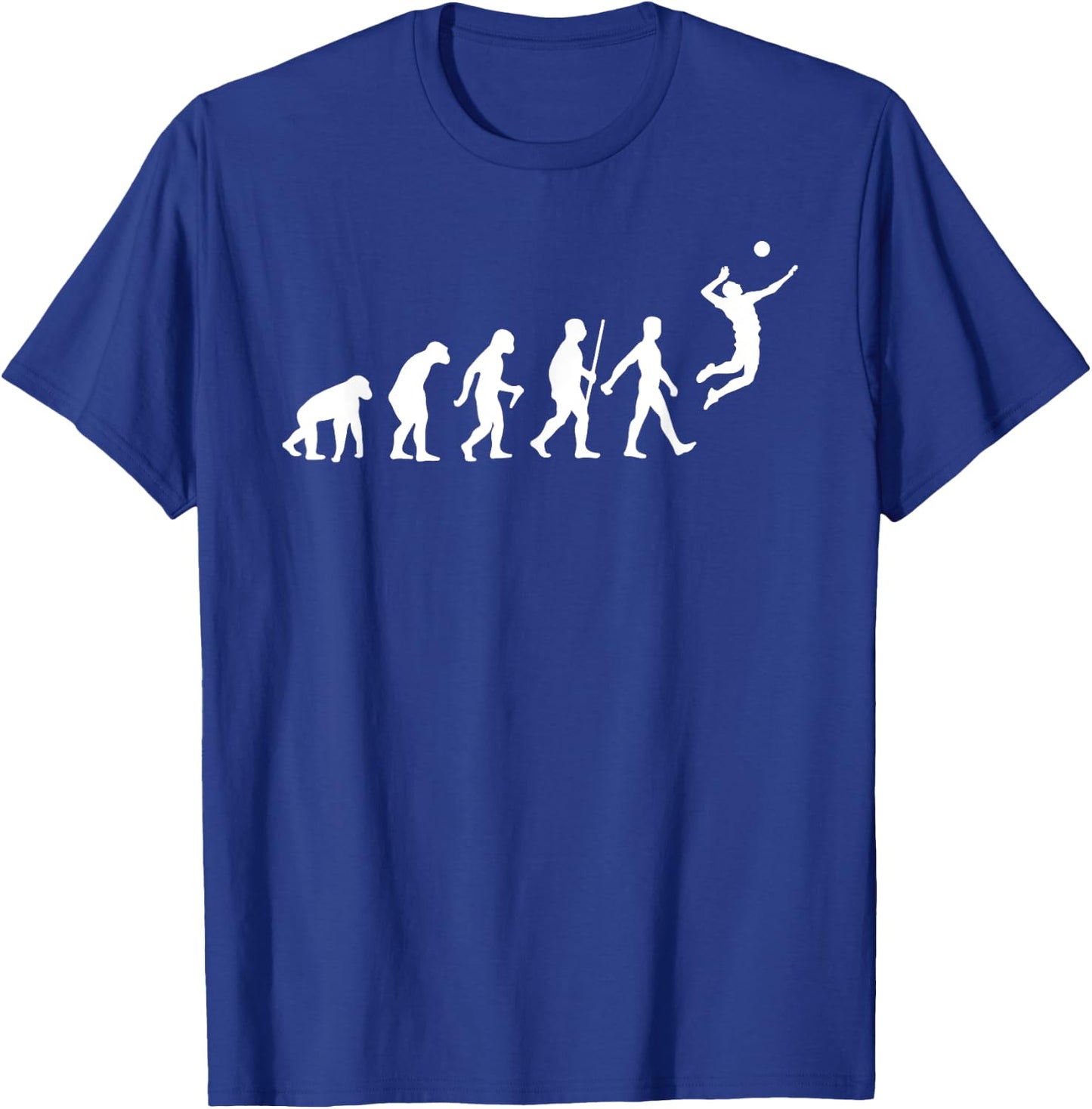 Funny Volleyball Art Women Ball Sports Volleyball T-Shirt - T-Shirt | Royal