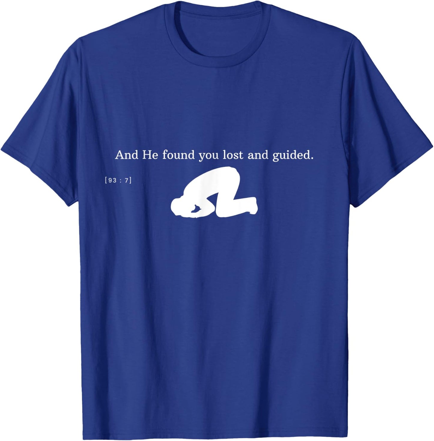 Islam Quran Praying Muslim Ramadan Quote Arabic Salah T-Shirt - T-Shirt | Royal