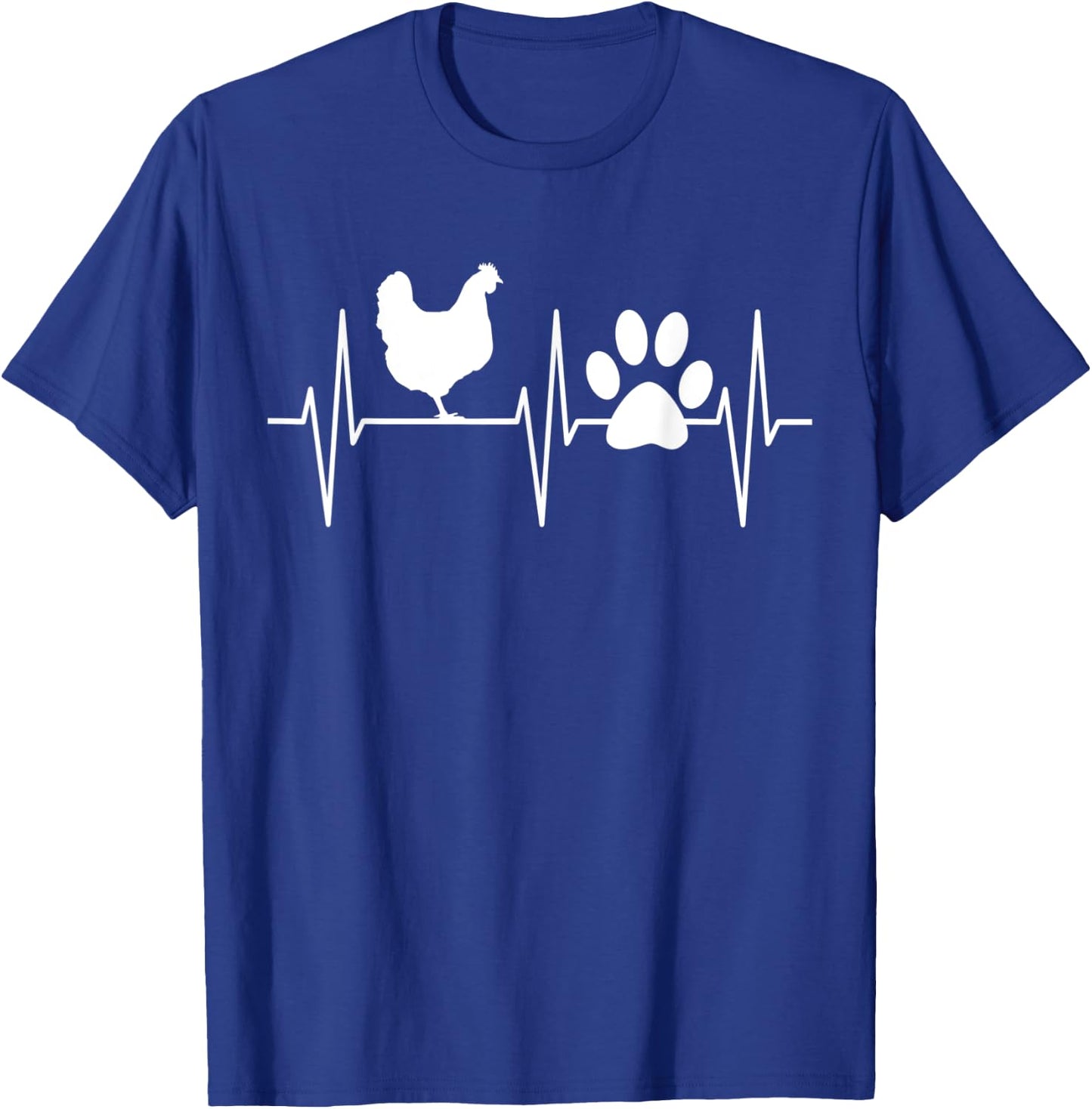 Chicken Shirt Funny Dog Lover Chicken Farmer Chicken Lover T-Shirt - T-Shirt | Royal