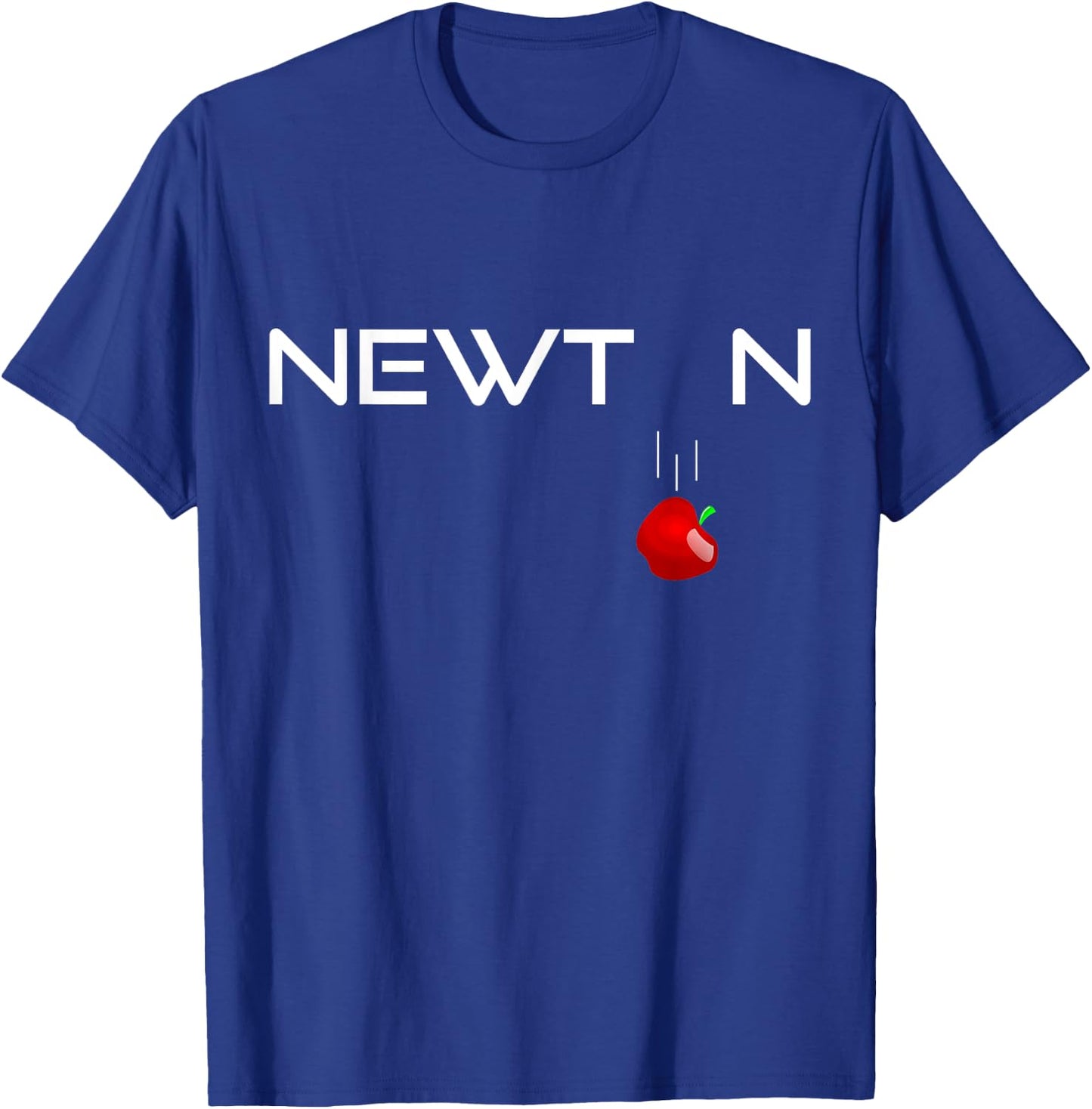 Isaac Newton, Physicist, Mathematician, Gravity Apple Art T-Shirt - T-Shirt | Royal