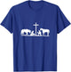 Christian Western horses cowhands praying Cross. Christian T-Shirt - T-Shirt | Royal